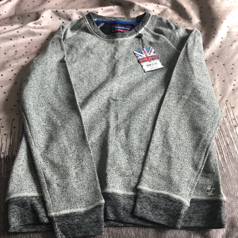 Charcoal light weight long sleeved shirt
